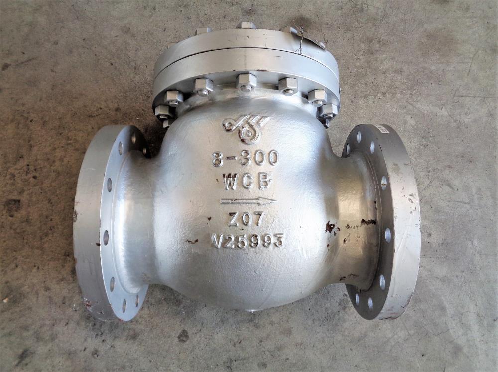 DSI 8" 300# WCB Swing Check Valve Fig# 149 XU